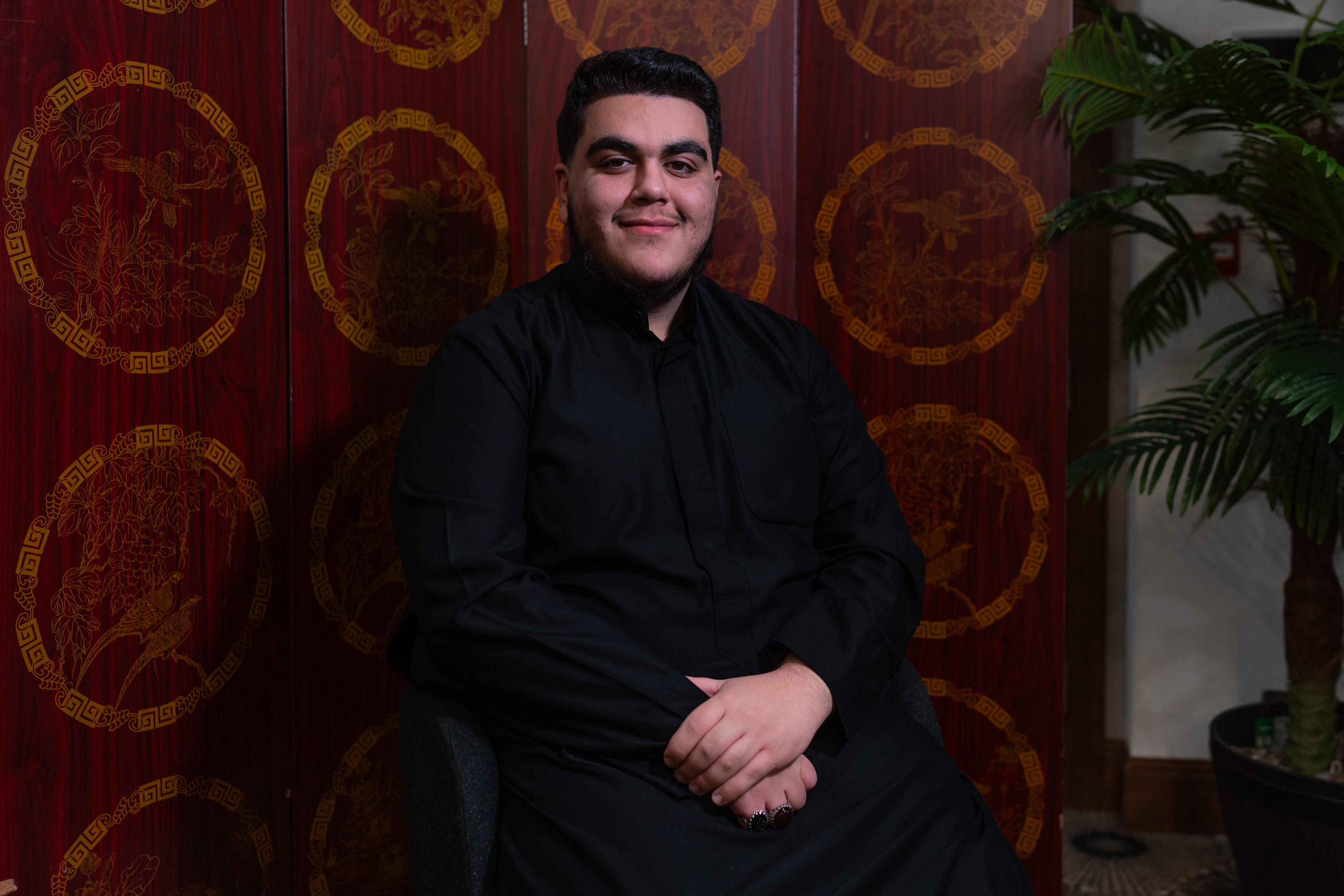 Yasser Alhilfy (20 years old) is a volunteer in Al-Harakah Al-Hussainiyah. Among the many things he does, he’s responsible for media and preparations of weekly programmes. His father was a mechanic living in Baghdad. He was forced to leave Iraq in the late 80s and early 90s because of Saddam Hussien’s regime. Yasser was born in Holland during his father’s journey to the UK. They finally settled in the UK when he was 4. Because he wants to keep his family connected to their roots and that he loves cars, Yasser’s father drives the entire family every year from London to Iraq about 3 times a year. Yasser is currently studying Finance Management and is working in sales at the same time; making his schedule full all the time. When I asked him about any financial compensation for working with Al-Harakah Al- Hussainiyah, he said: “Nothing that I do with any of these organisation that have got to do with the mosque or the religion do I get paid for. Neither would I want to be paid for it. Because then I’m not doing it for the greater good, I’m doing it for myself”.
