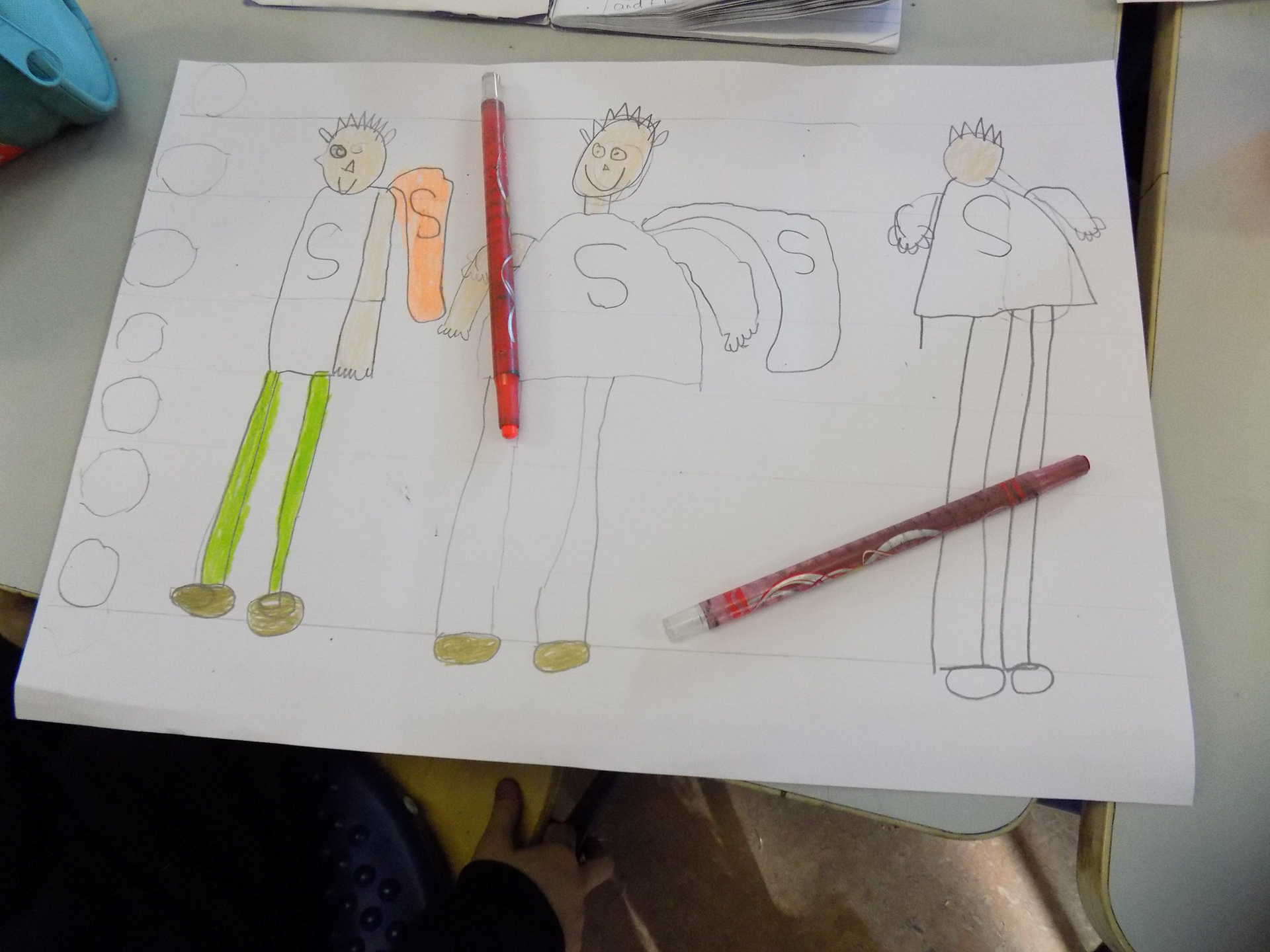 Character Design Teacher Artist Partnership Jan 2020 St Marys NS