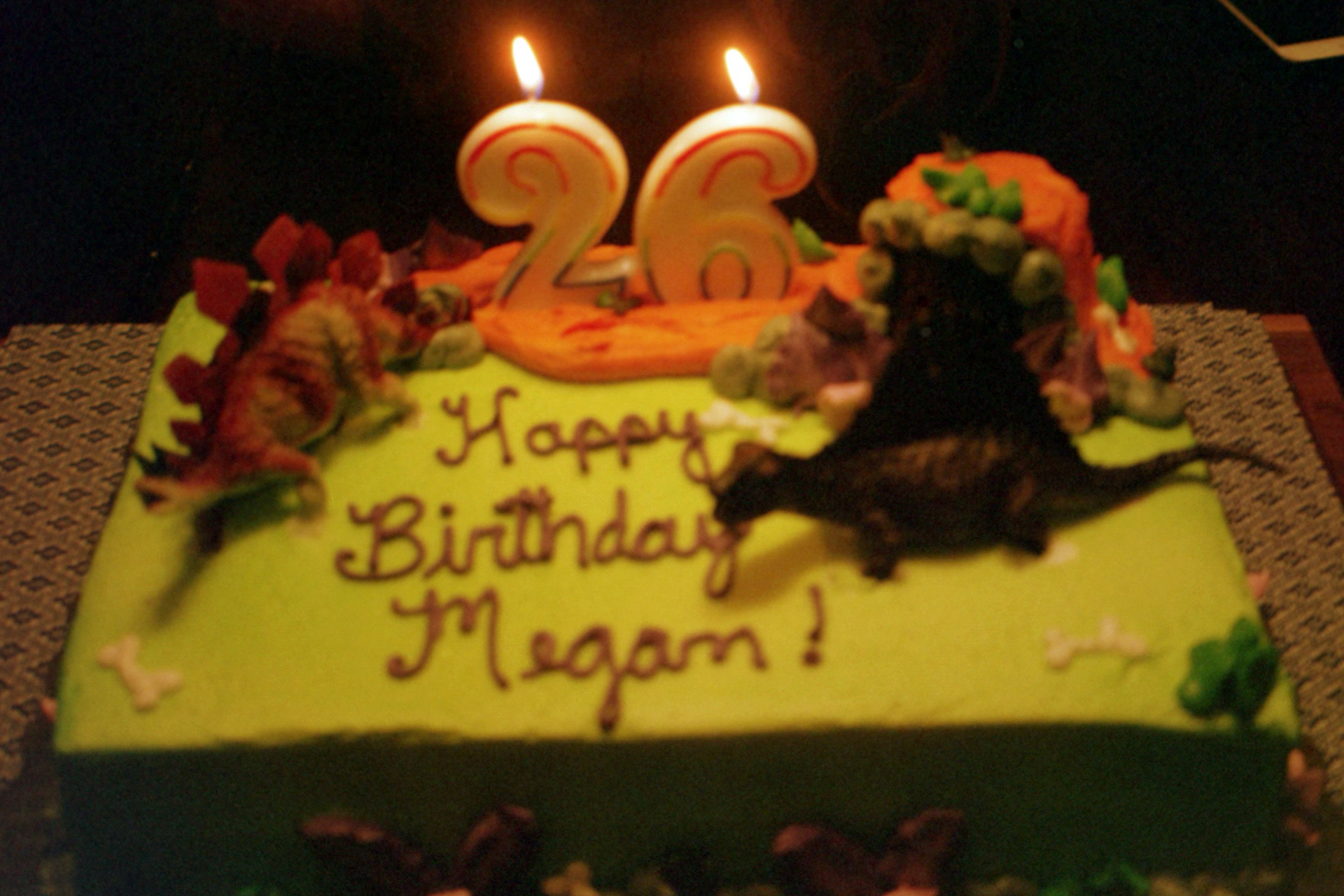 megan's 26th birthday cake