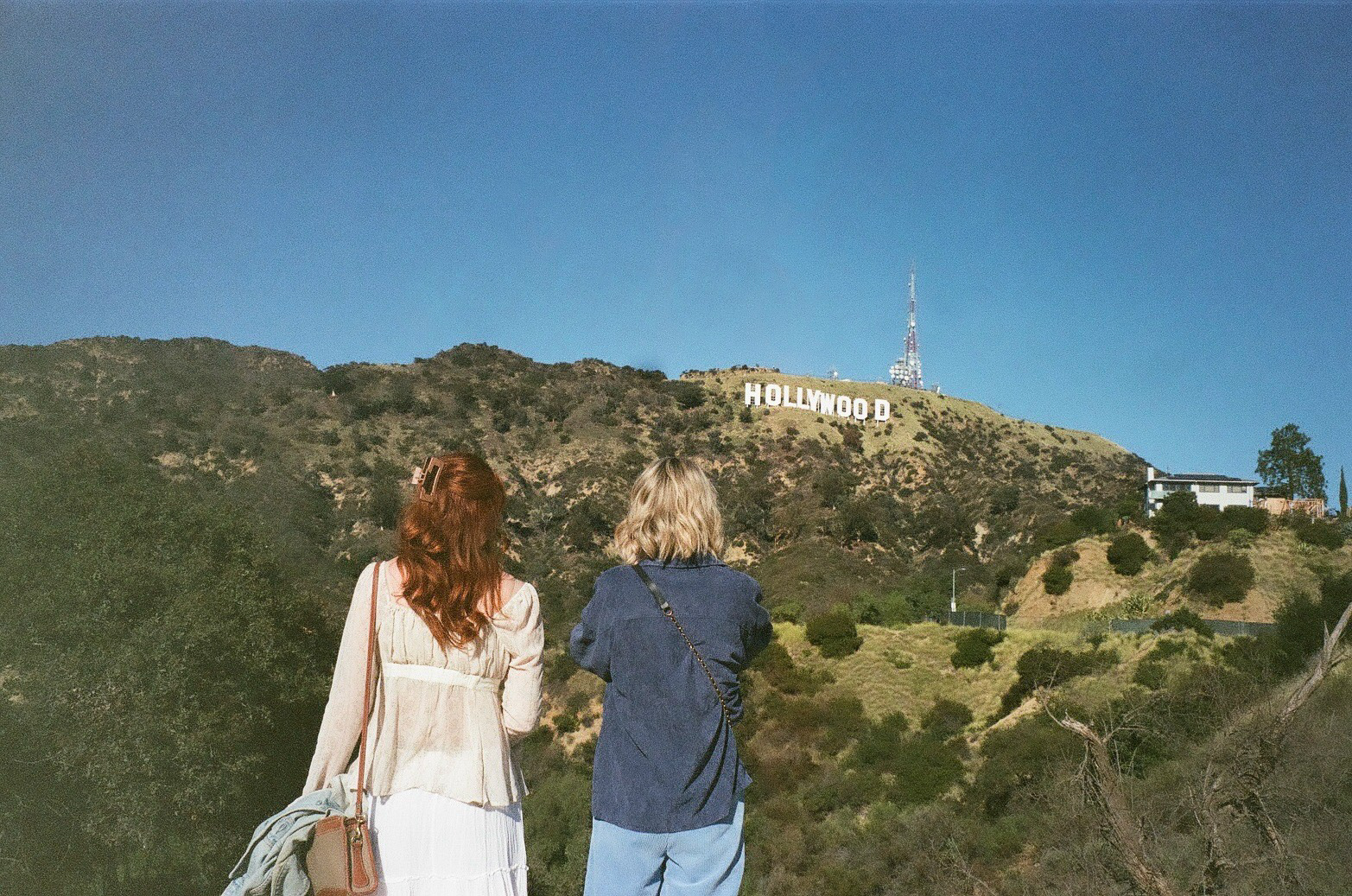 reghan & riann in hollywood for their birthday