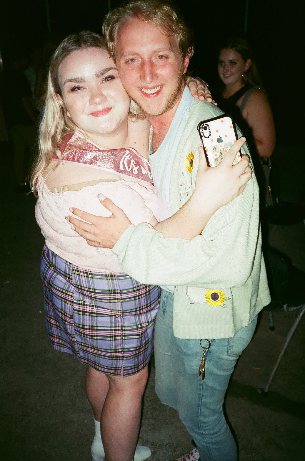 cait and gannon at her 20th birthday party