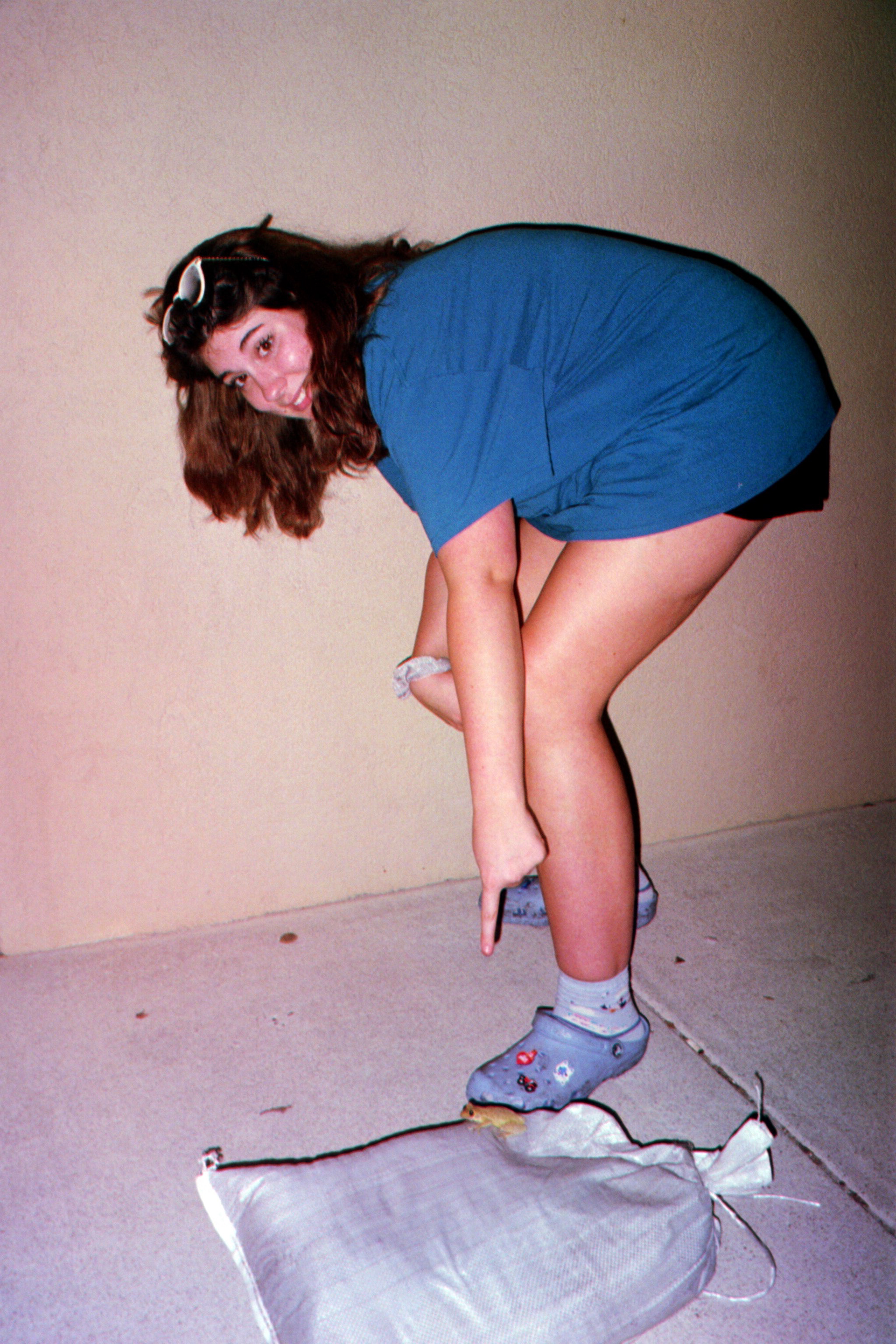 cassidy and a frog