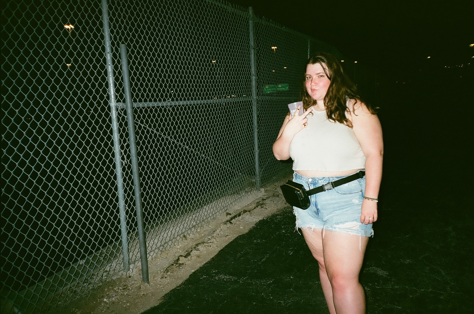 best seats in the house for maroon 5! yes, that is the highway :)