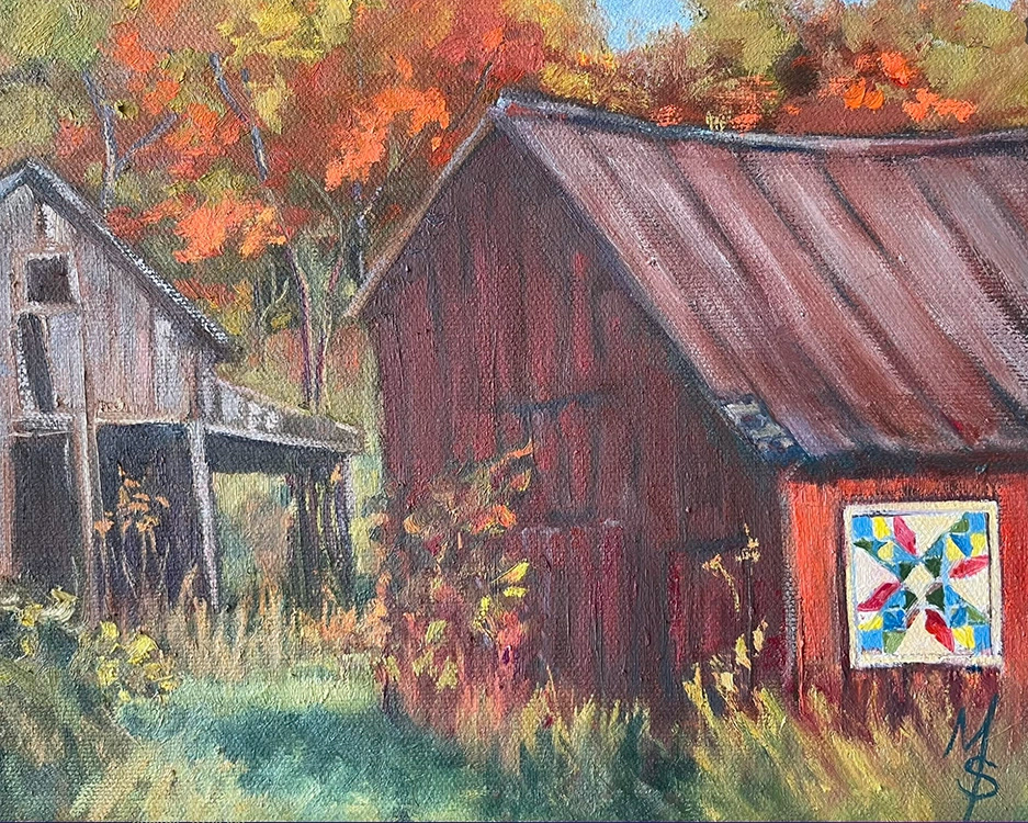 The Barn Quilt 8"x10"