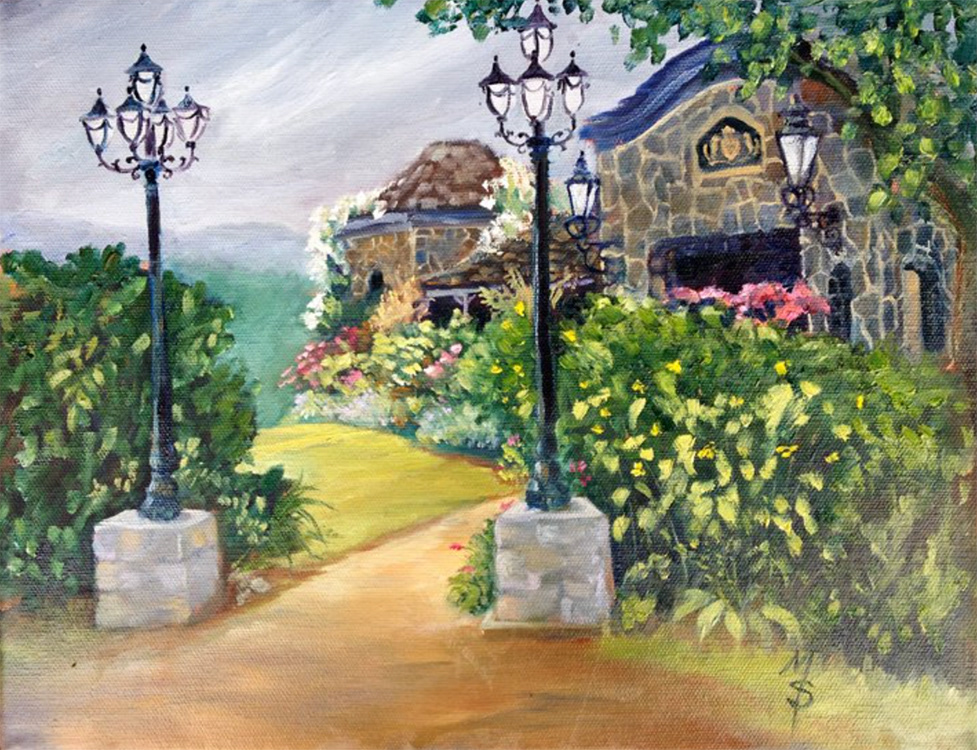 Chateau Morrisette Plein Air 11"x14"