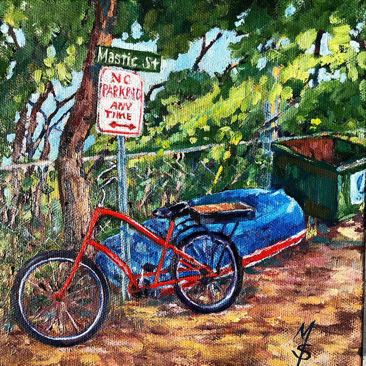 Mastic Street 8"x8"