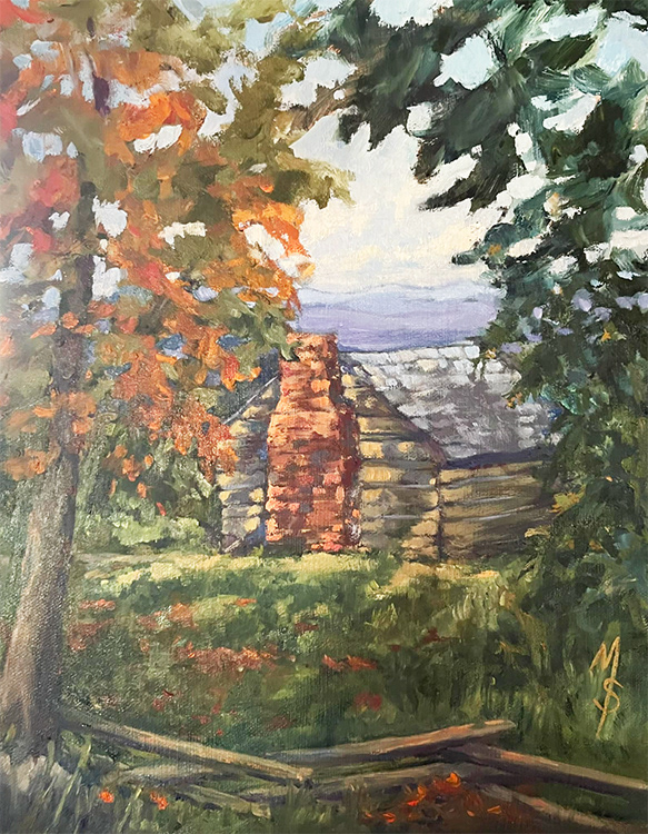 Trail's Cabin - Smart View  11"x14"