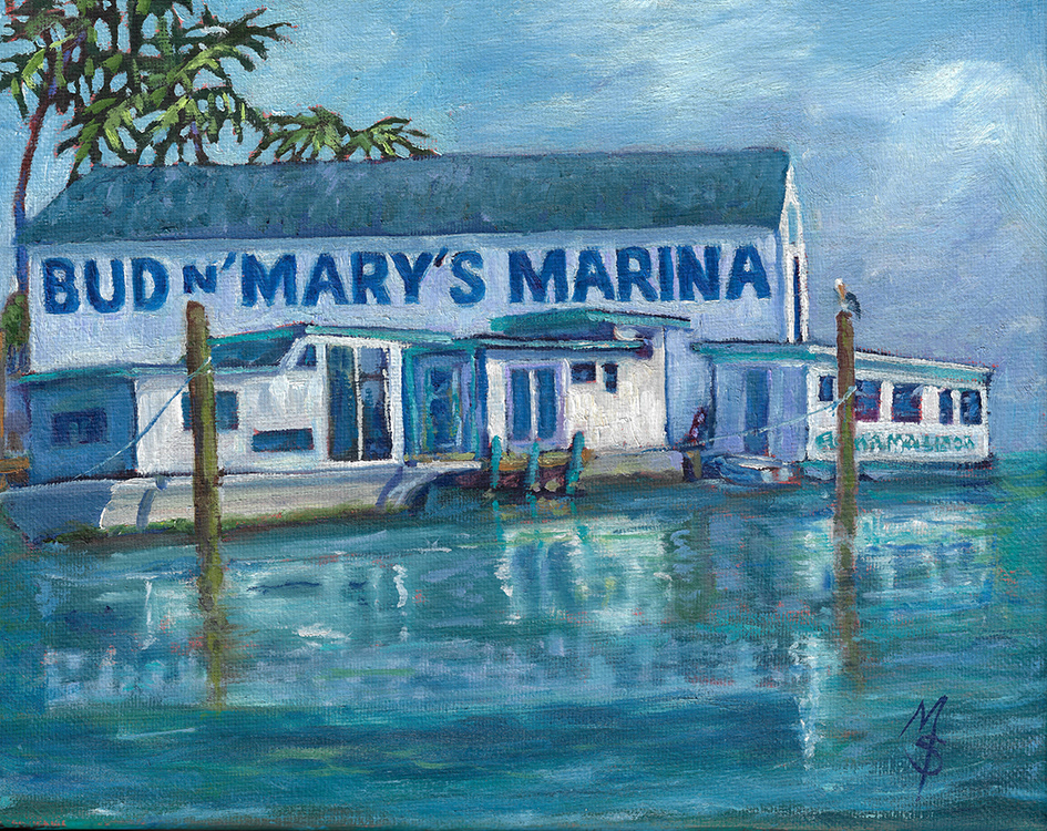 Bud and Mary's Marina 8"x10"