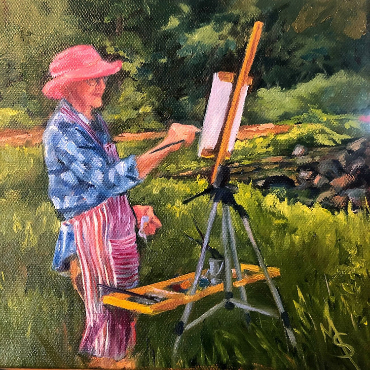 Nancy on the Blue Ridge Parkway