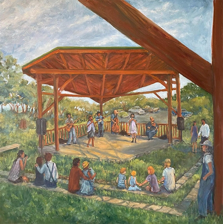 Summer Music 30"x30" SOLD