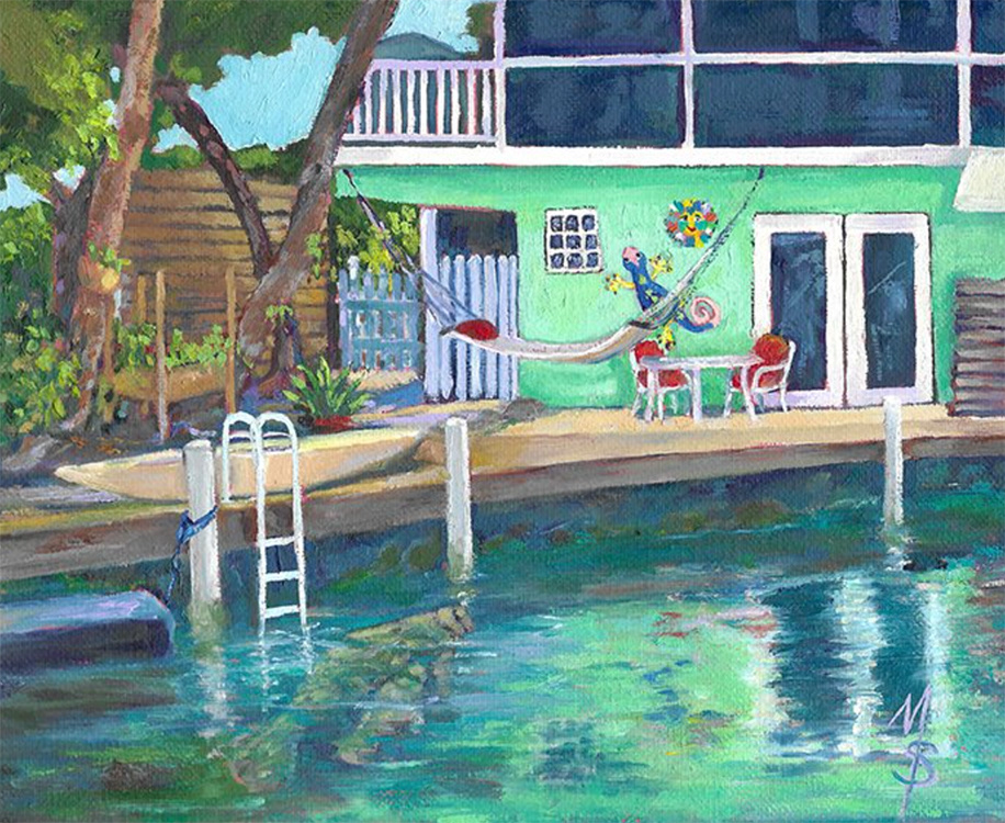 Manatee Lunchtime SOLD