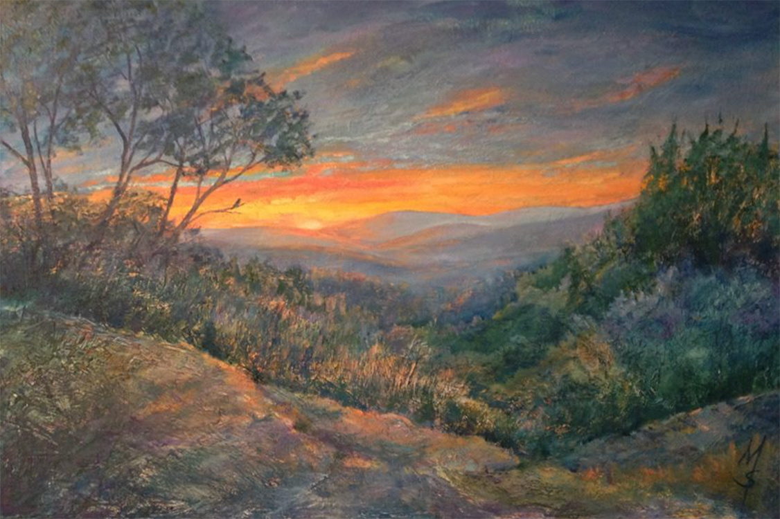 Blue Ridge Mountain Sunrise 24"x36"