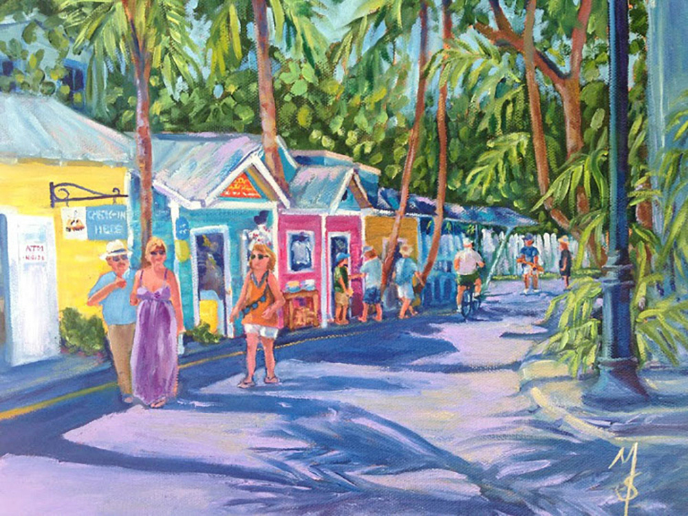 Elizabeth Street -Key West 11"x14"