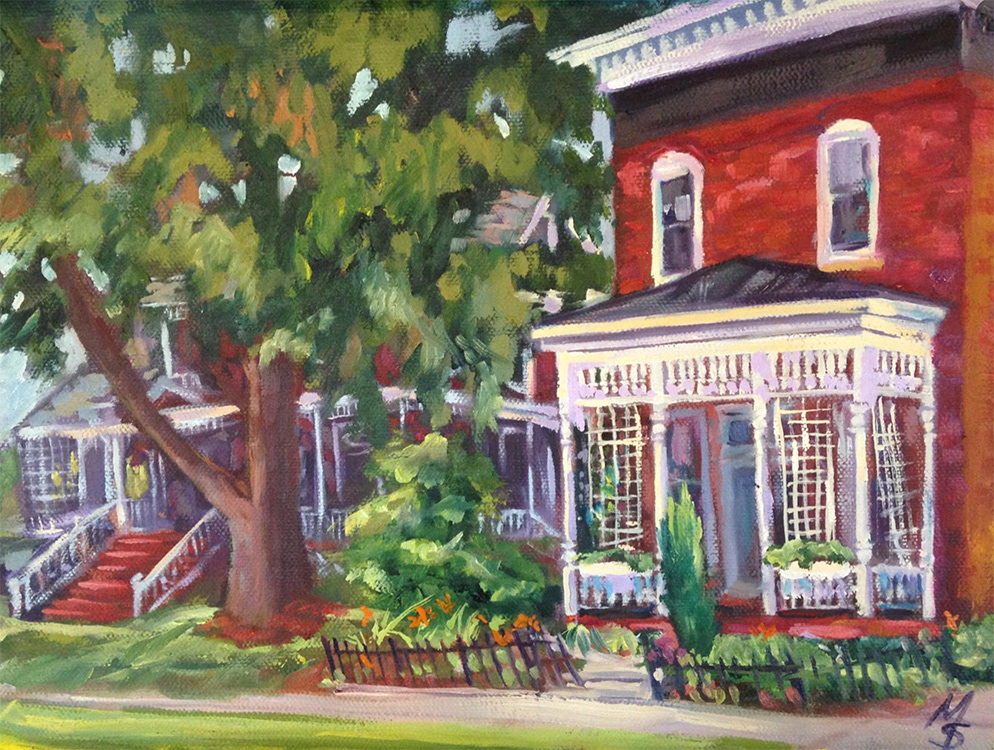 Jeanie's Place on Main 9"x12"