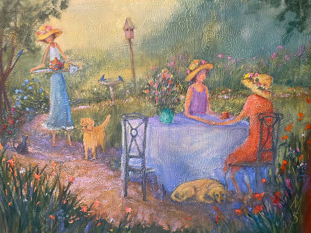 The Tea Party 18"x24"