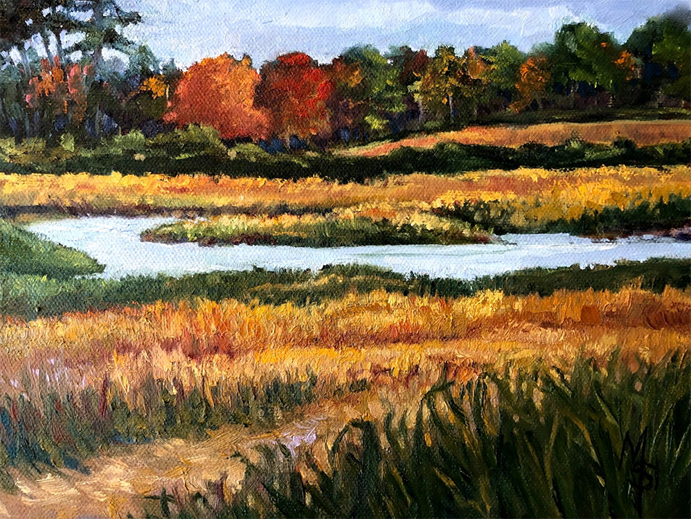Parson's Beach Kennebunk, Maine 8"x10"