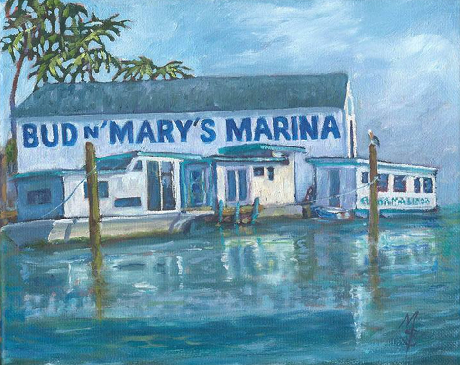 Bud and Mary's Marina 8"x10"