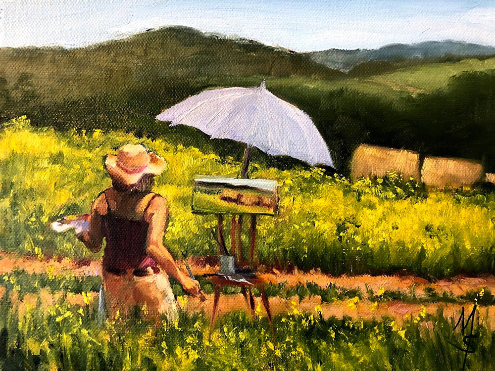 Joli in the Mustard Field