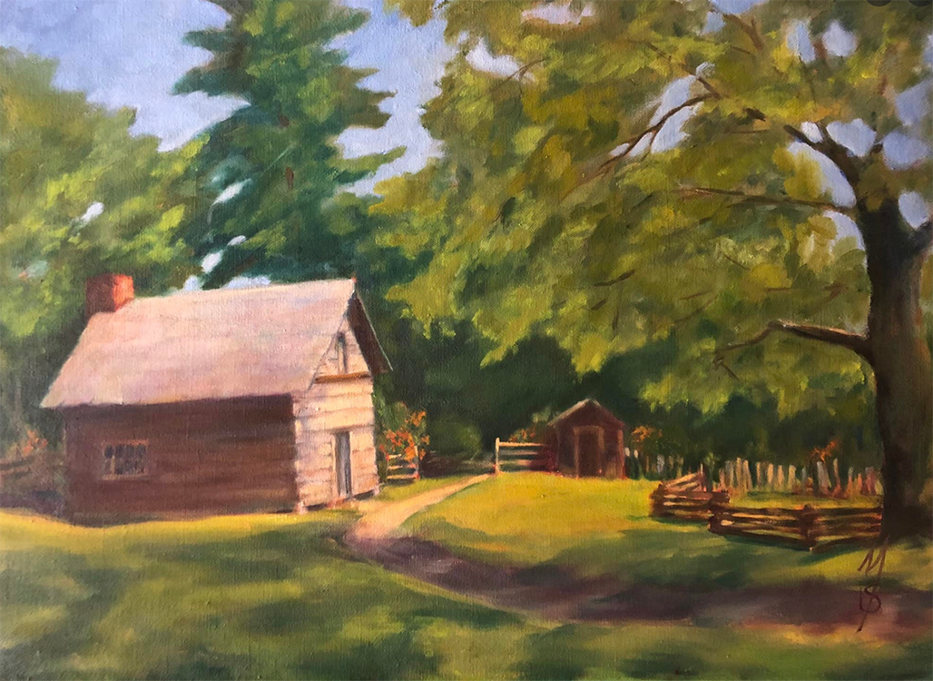 Midwife's Cabin 18"x24"
