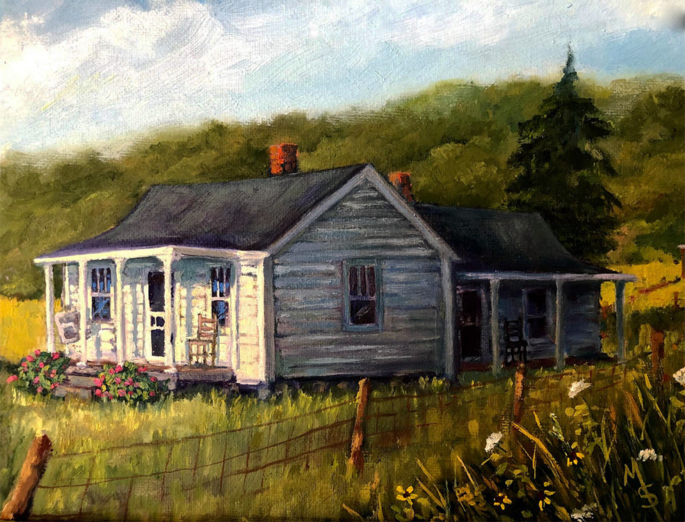 Claude and Alma's Homestead 8"x10"