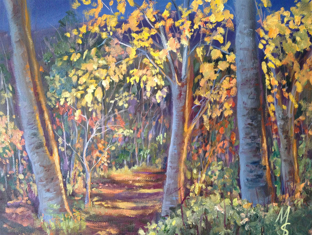 A Path in the Woods 11"x14"