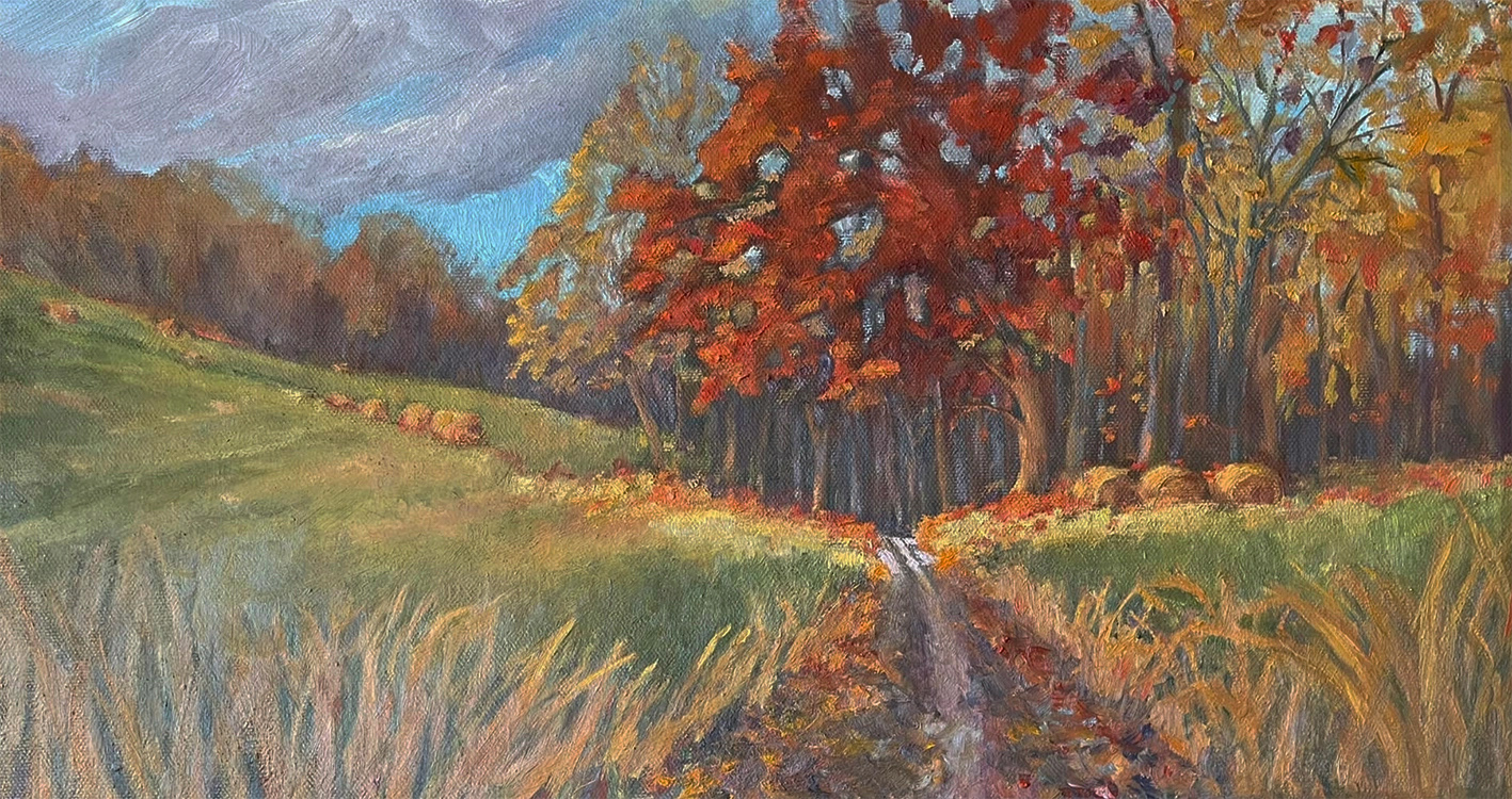 Autumn on Canady Gap Road 10"x20"