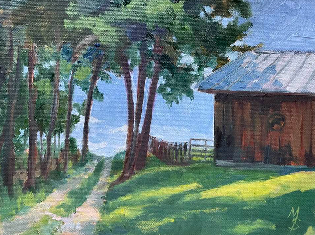 Summer on Tannie's Trail 8"x10"