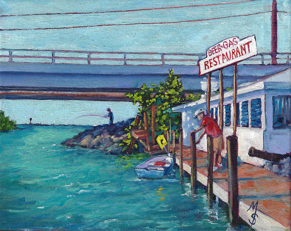 Tavernier Creek Marina 8"x10"
