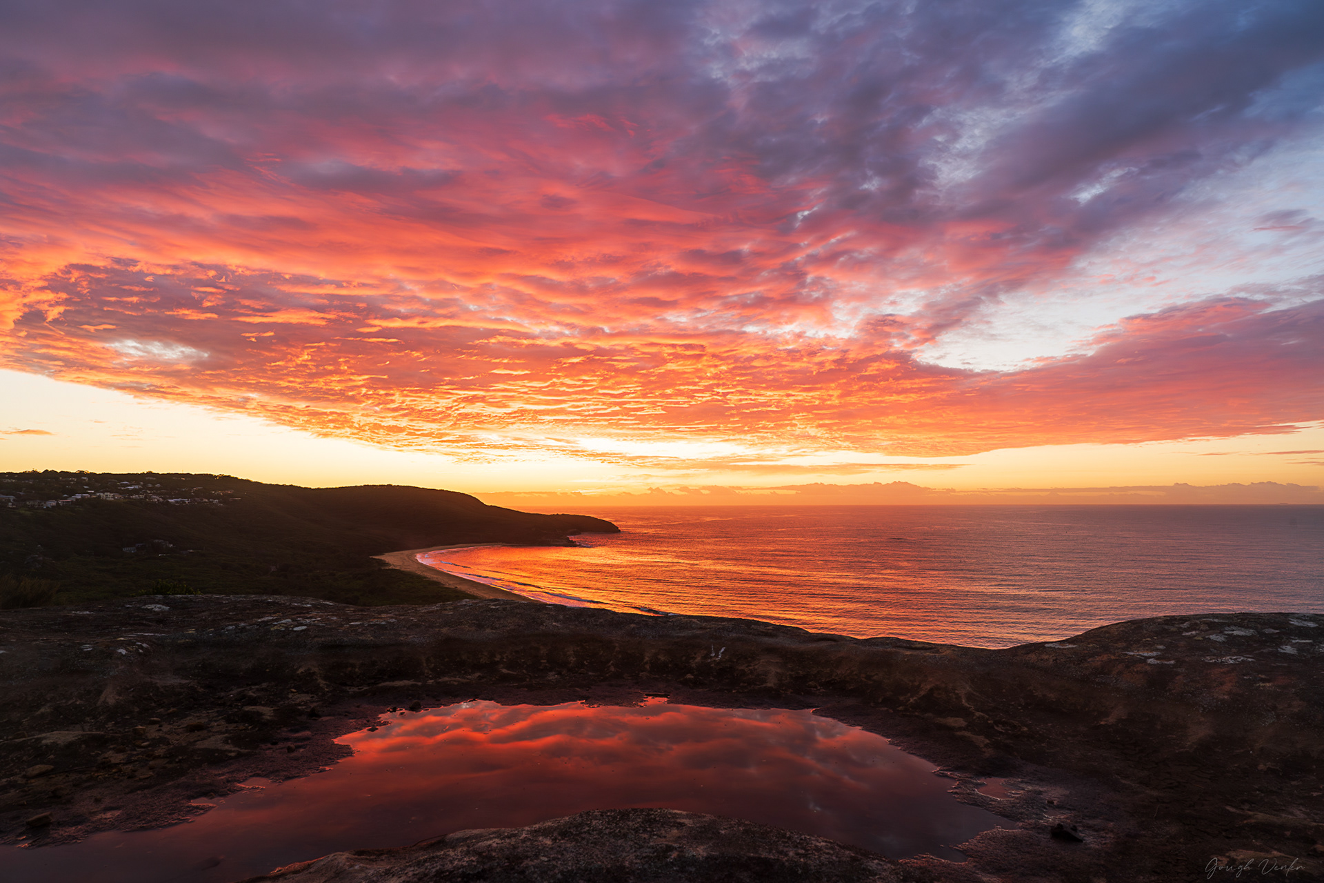 Killcare Beach Headland before Sunrise