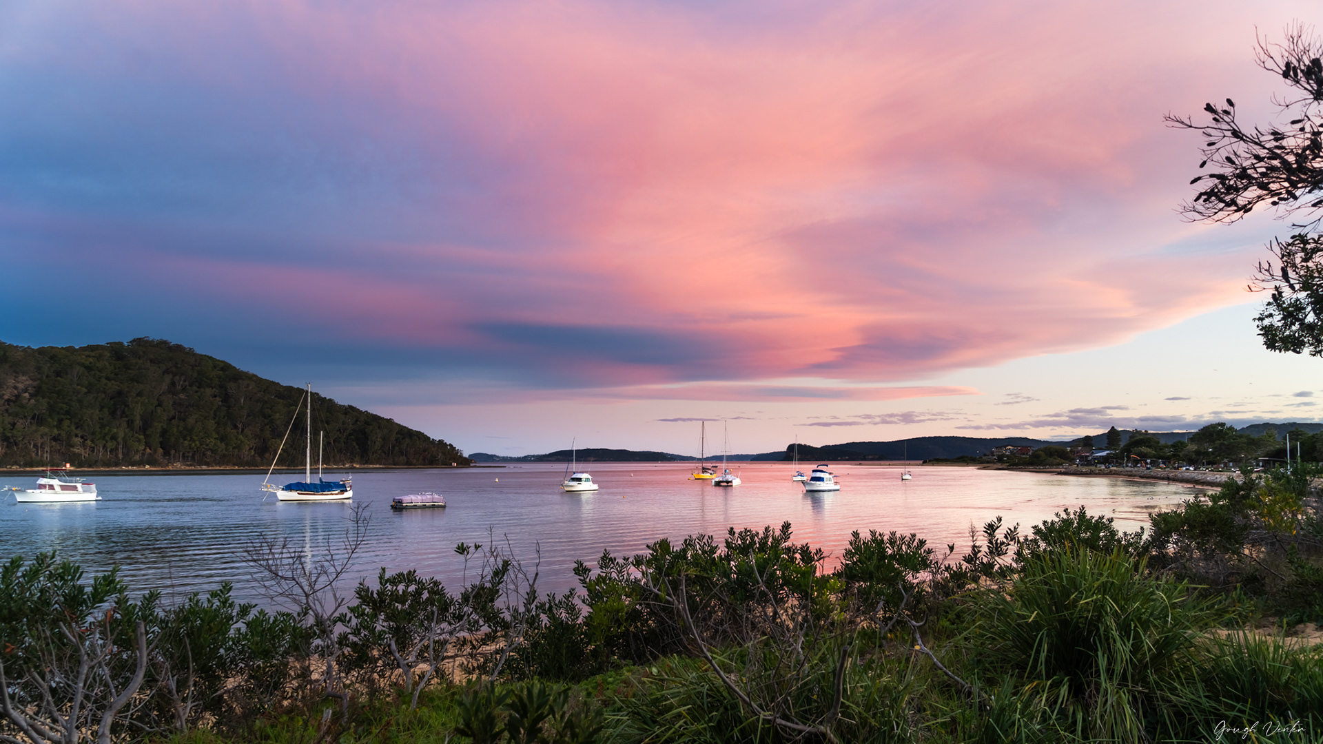 Ettalong Beach Reverse Sunset