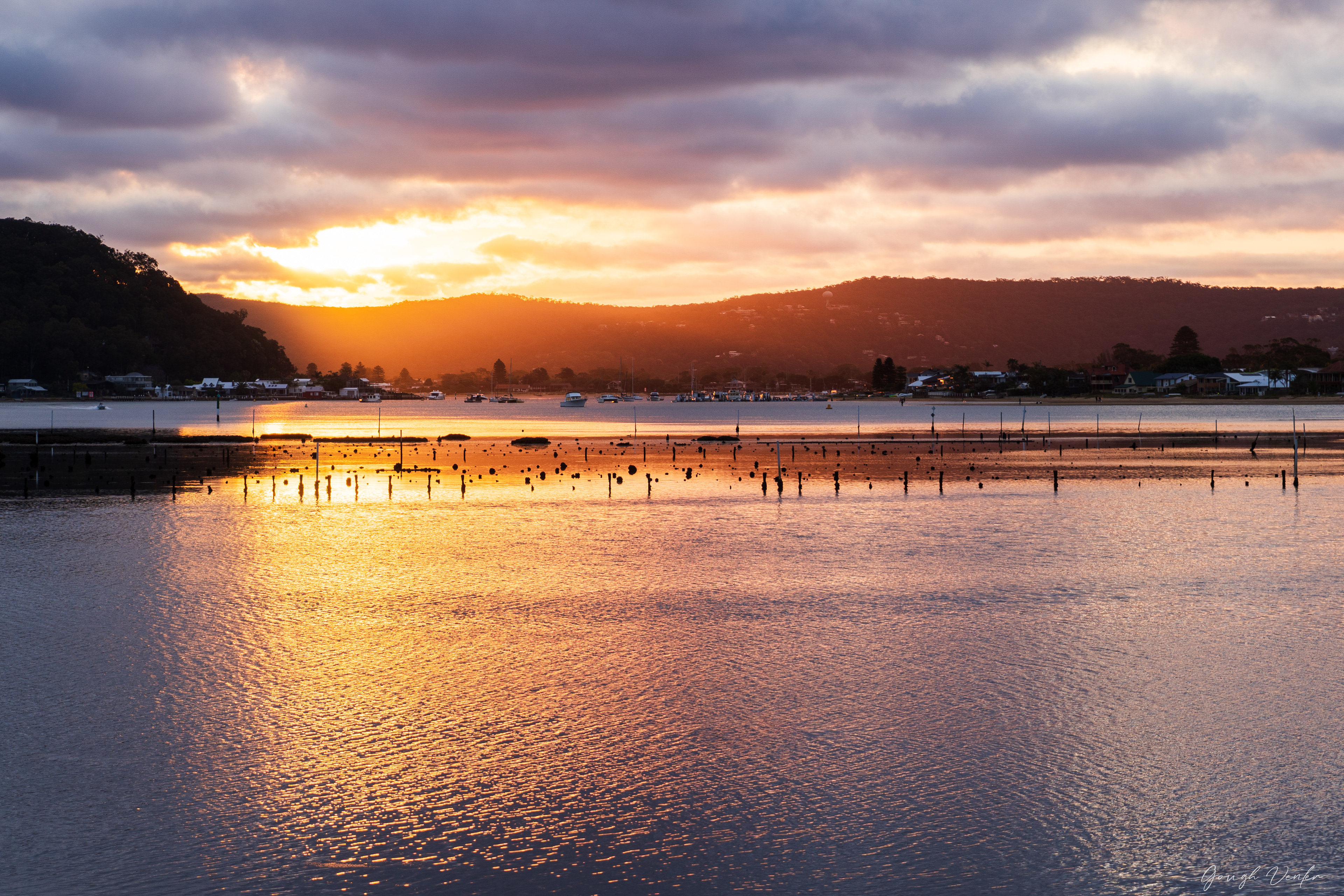 Hardys Bay Oyster Leases Sunset