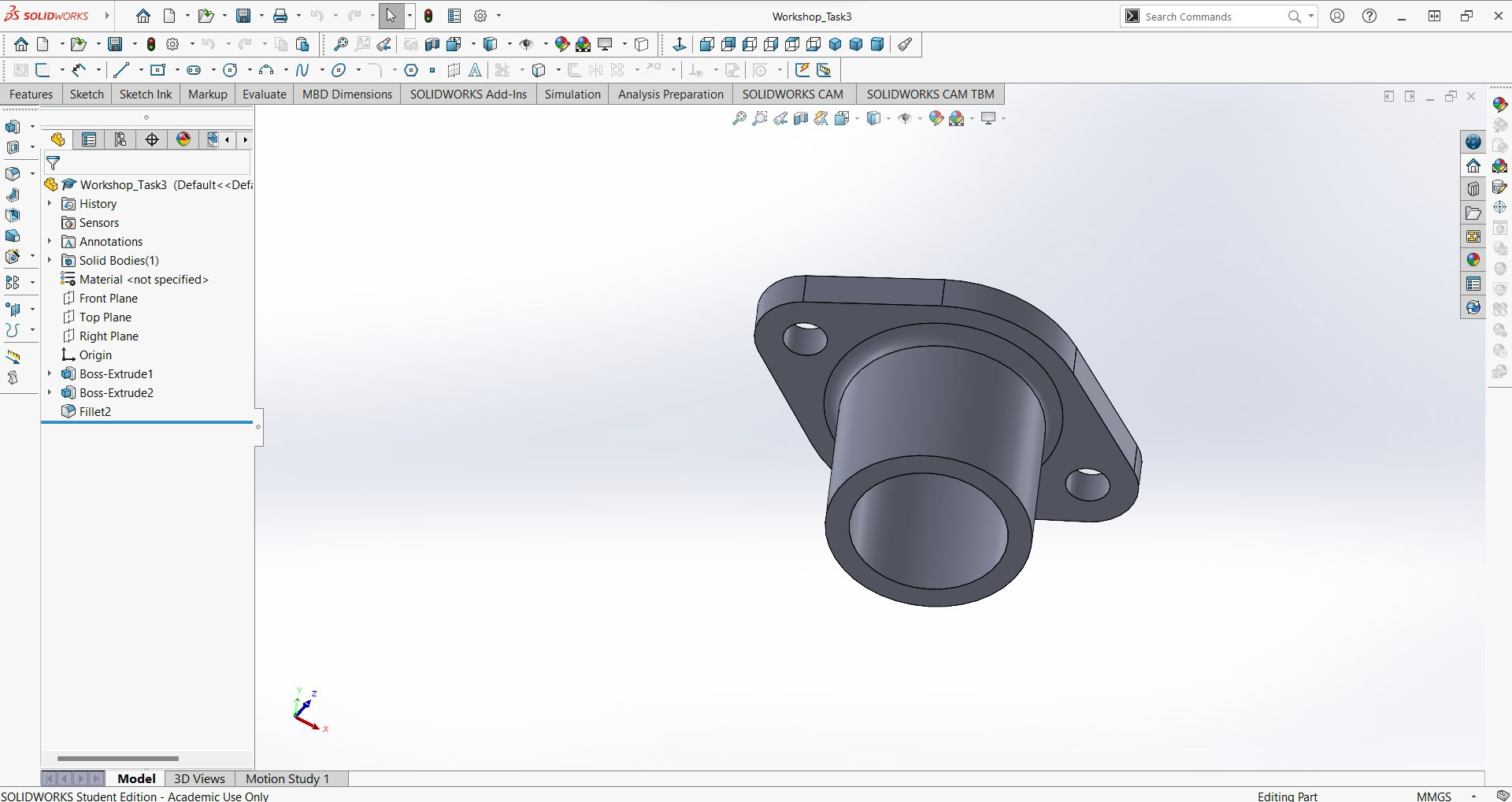 SolidWorks Workshop Project
