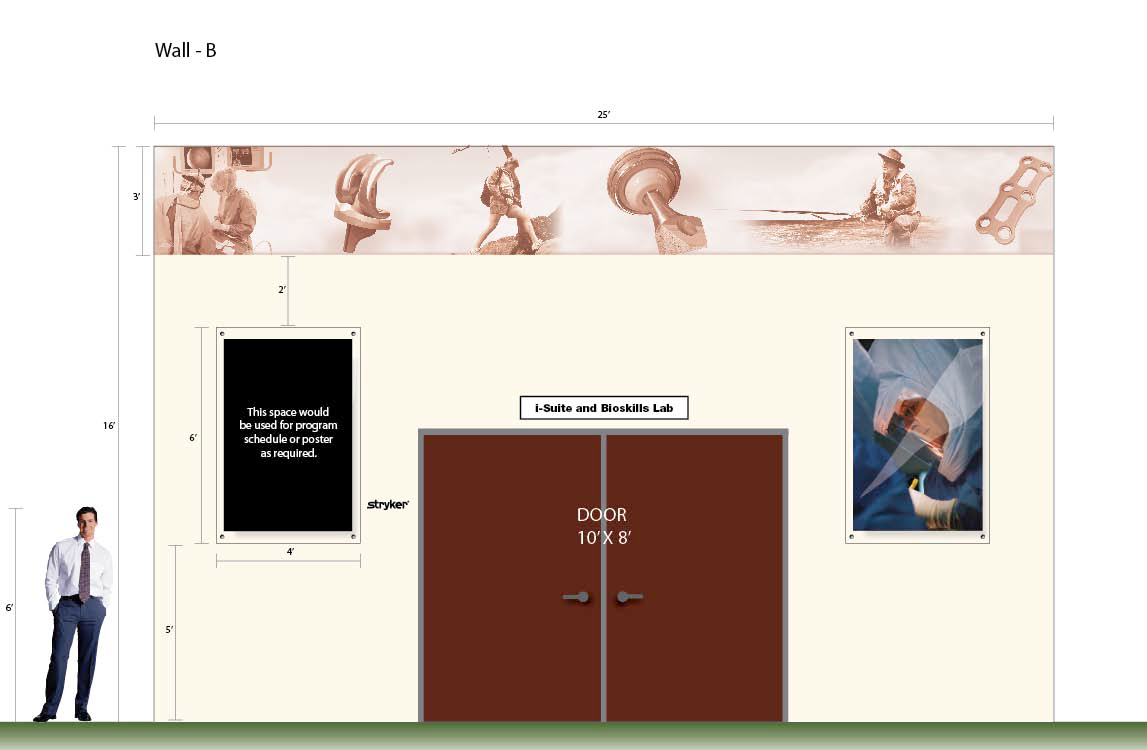 Learning Center wall designs, Creative Director Steve Brown, Designer Wendy Wong