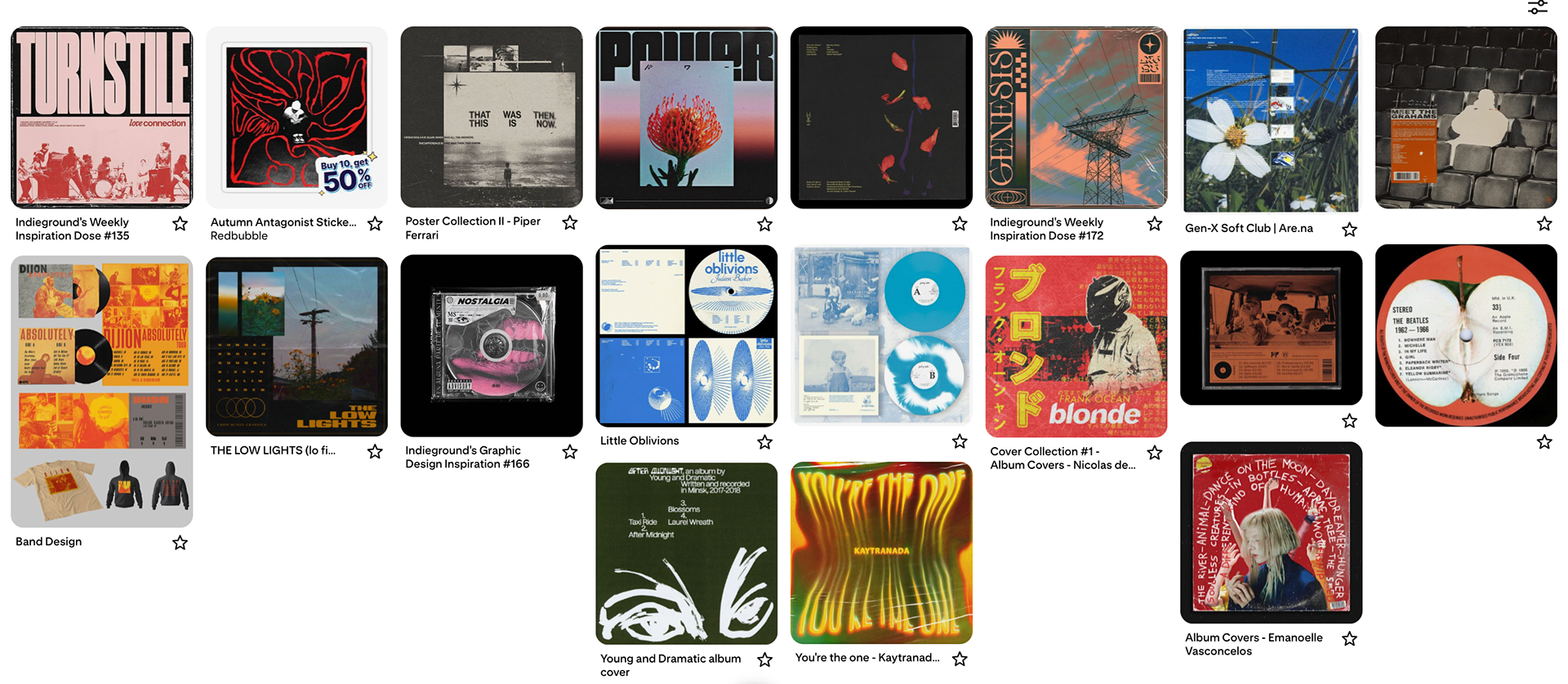Visual Research using Pinterest