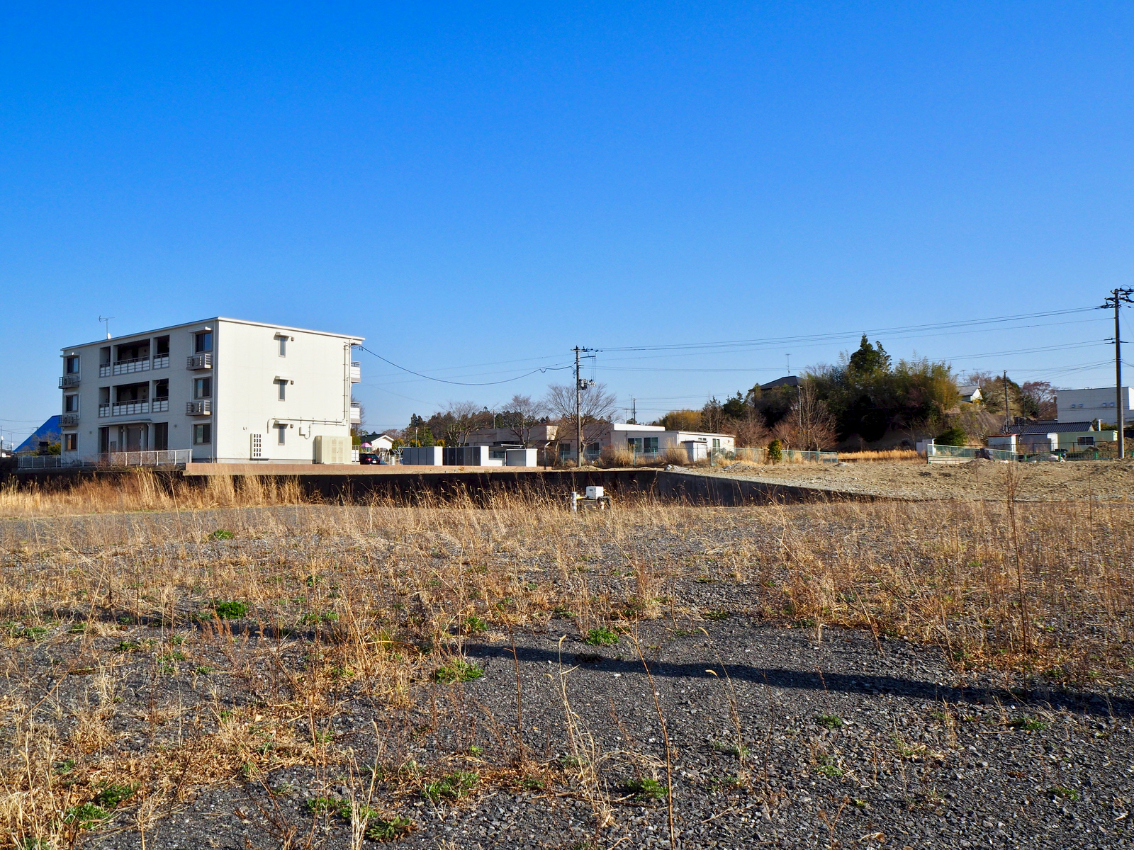 ここには18年5月時点で介護施設があった。もう跡形もない。