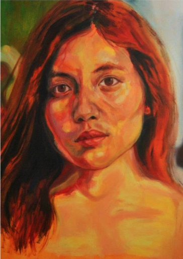 Young Lady, 2011, Oil on Canvas, 105cm x 90cm