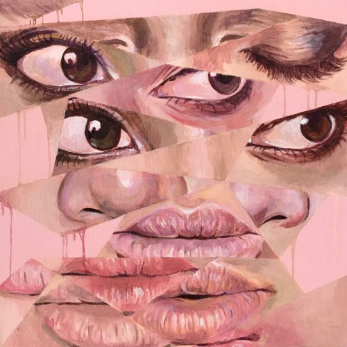 Ayu, 2017, Acrylic on Canvas, 35.5cm x 35.5cm