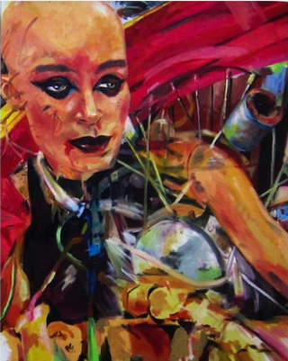 Semi Abstract IV, 2011, Oil on Canvas, 107cm x 60cm