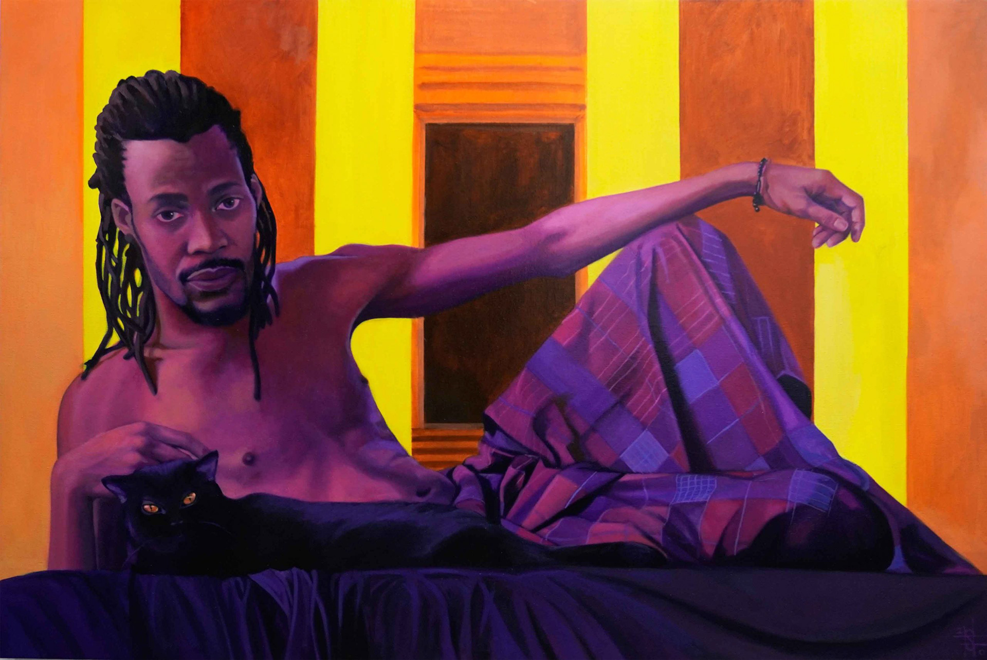 Moon Shine, 2020, Oil on Canvas, 91.5x137.2cm