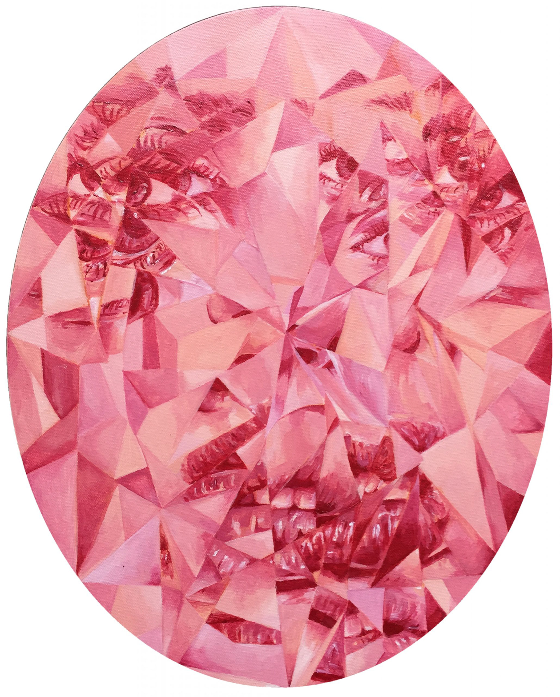 Imperfect Beauty, 2016, Acrylic on Canvas, 76.2cm x 60cm