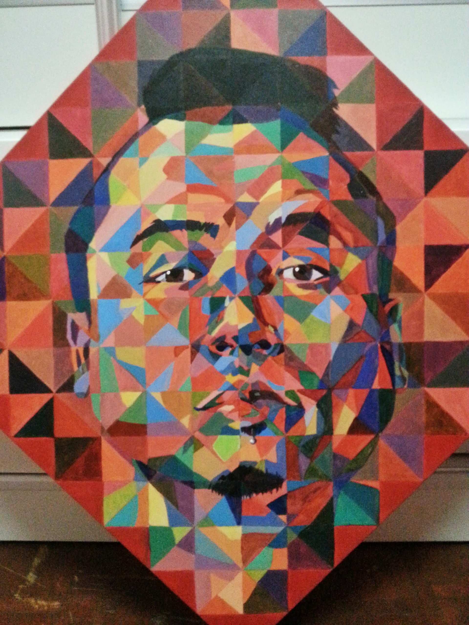1 Malaysia series, 2014, Acrylic on Canvas, 60cm x 60cm