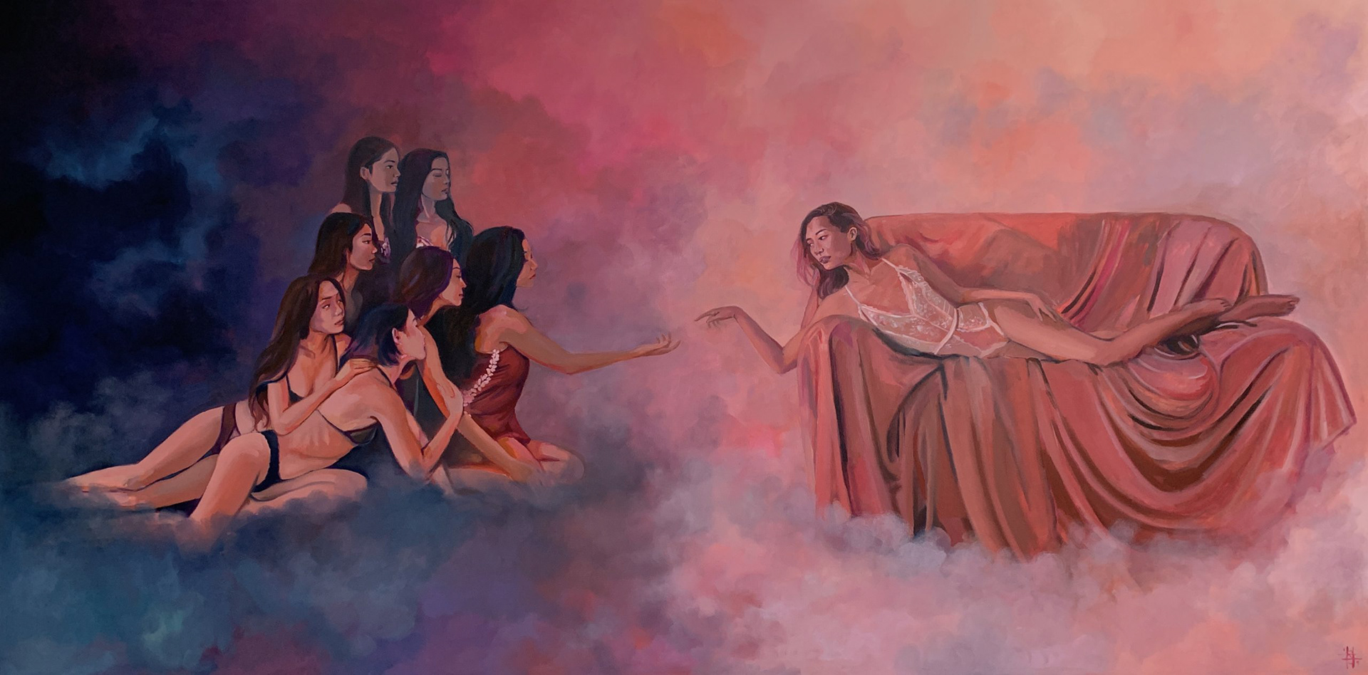 Venus, 2019, Oil on Canvas, 122cm x 244cm