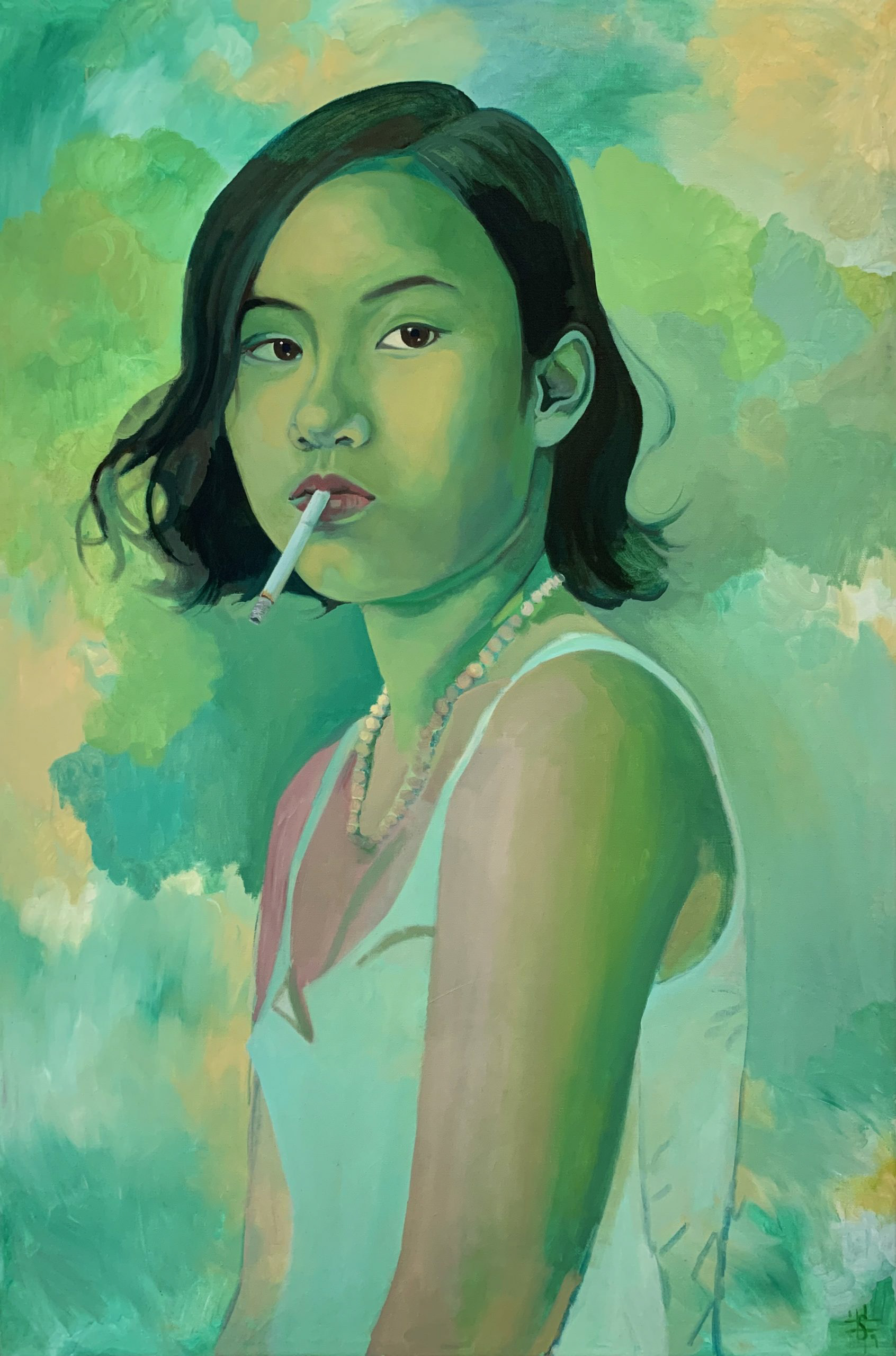 Lillith, 2019, Oil on Canvas, 137cm x 106cm