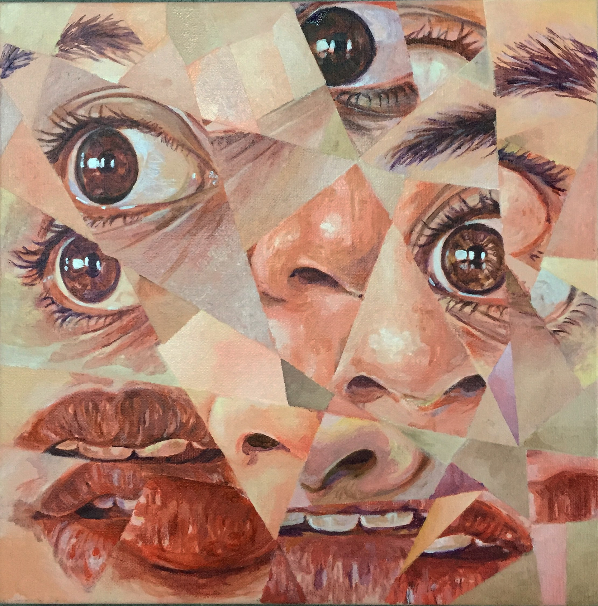Pantau II, 2017, Acrylic on Canvas, 35.5cm x 35.5cm