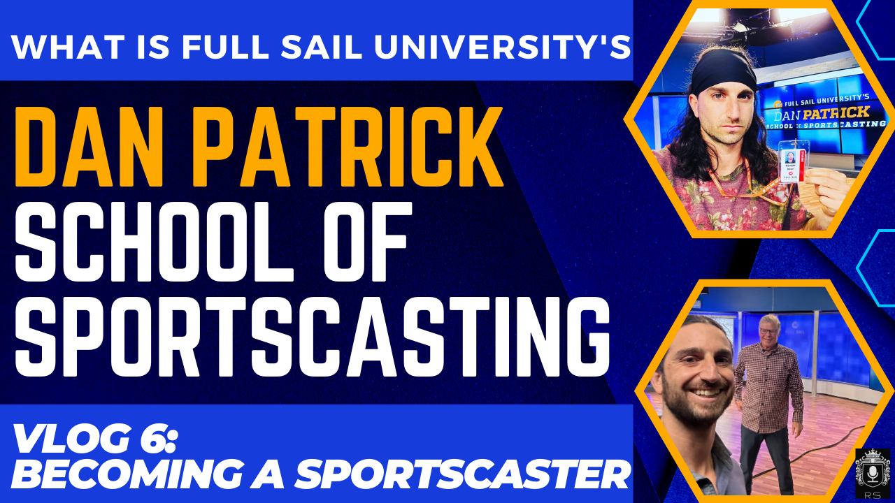 YouTube Thumbnail for Becoming a Sportscaster Vlog Series