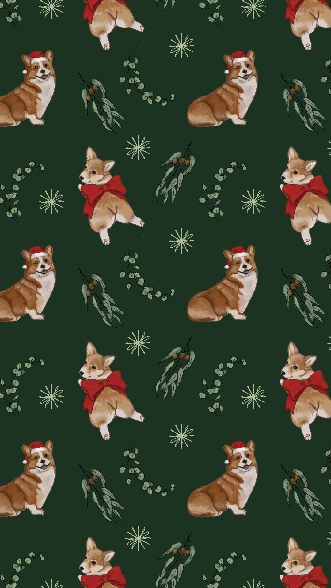 Corgi Holiday Wrapping Paper