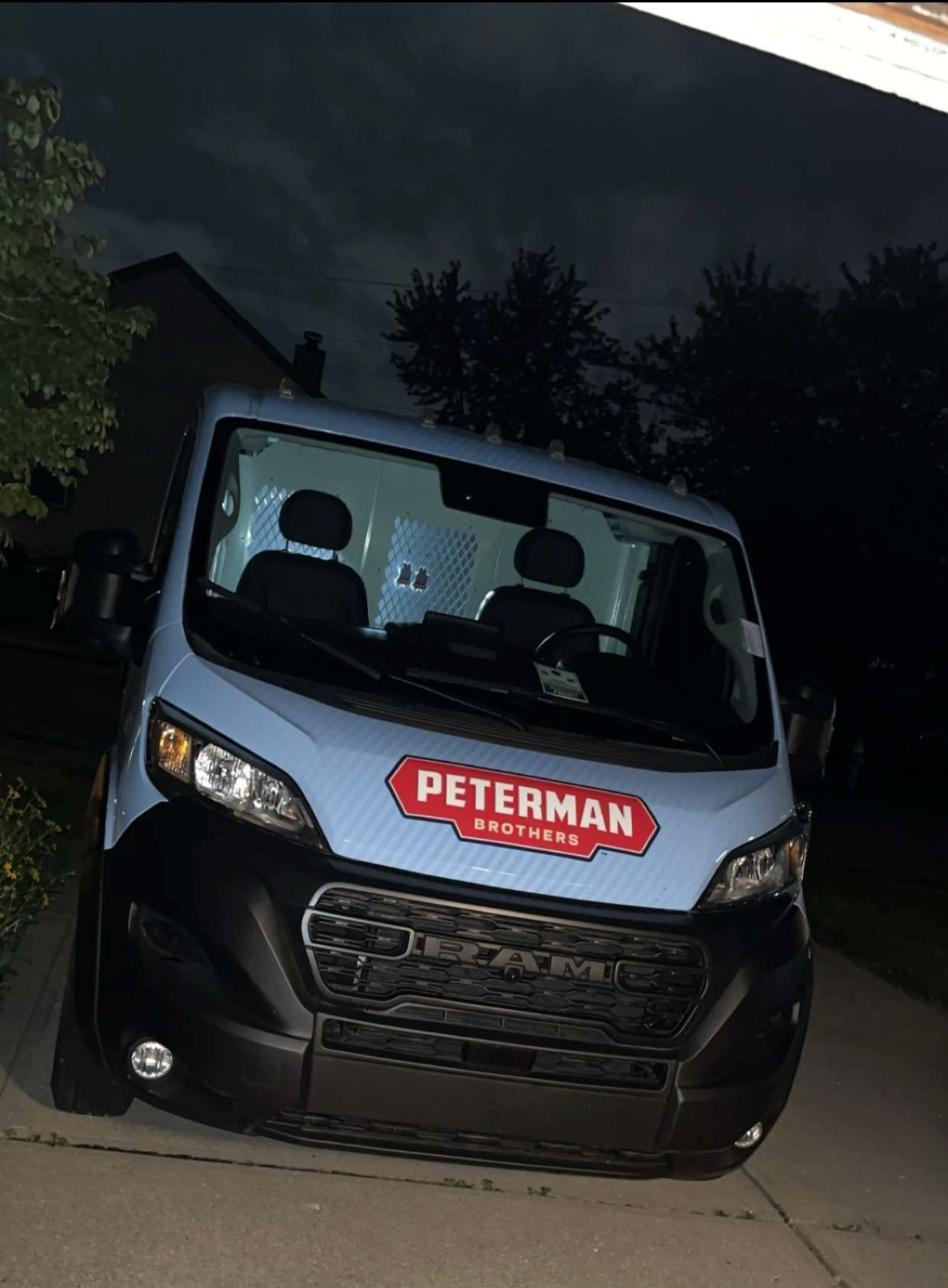TAKING RAM TRANSIT VAN HOME