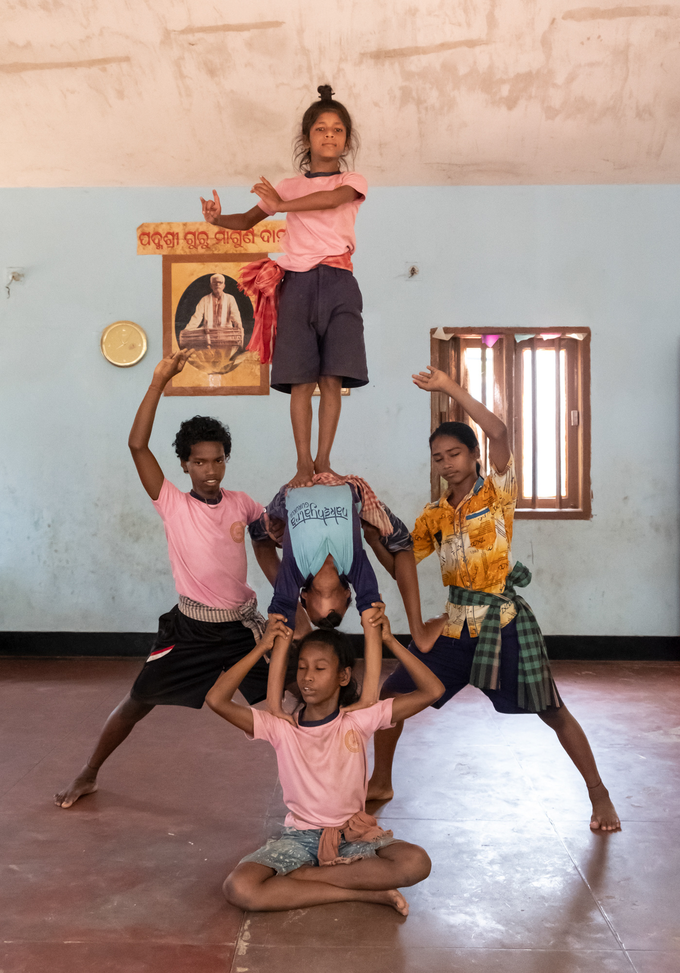 Gotipua dancers, Ragharajpur, Odissa