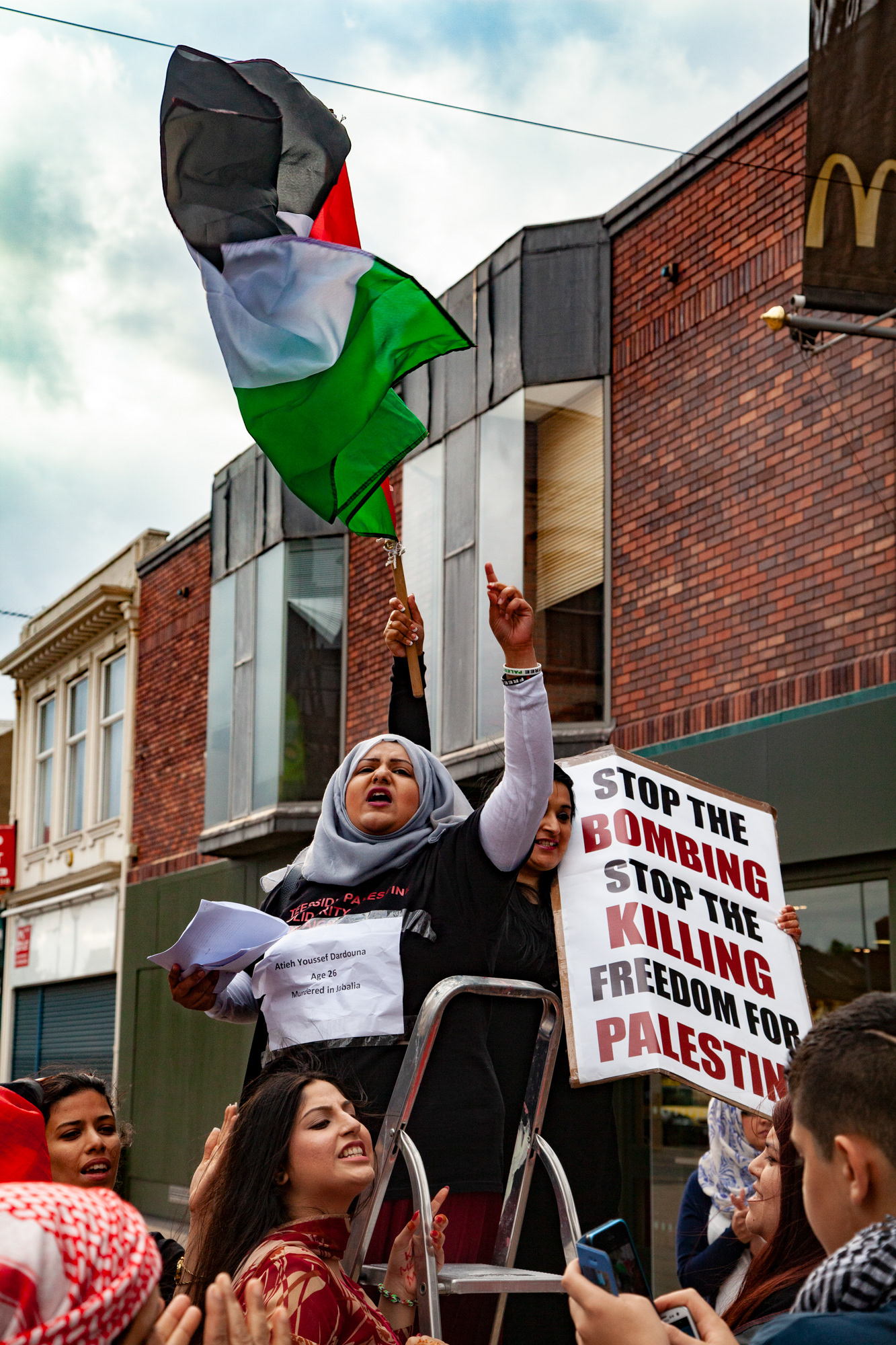 Palestine protests; Middlesbrough Summer 2014