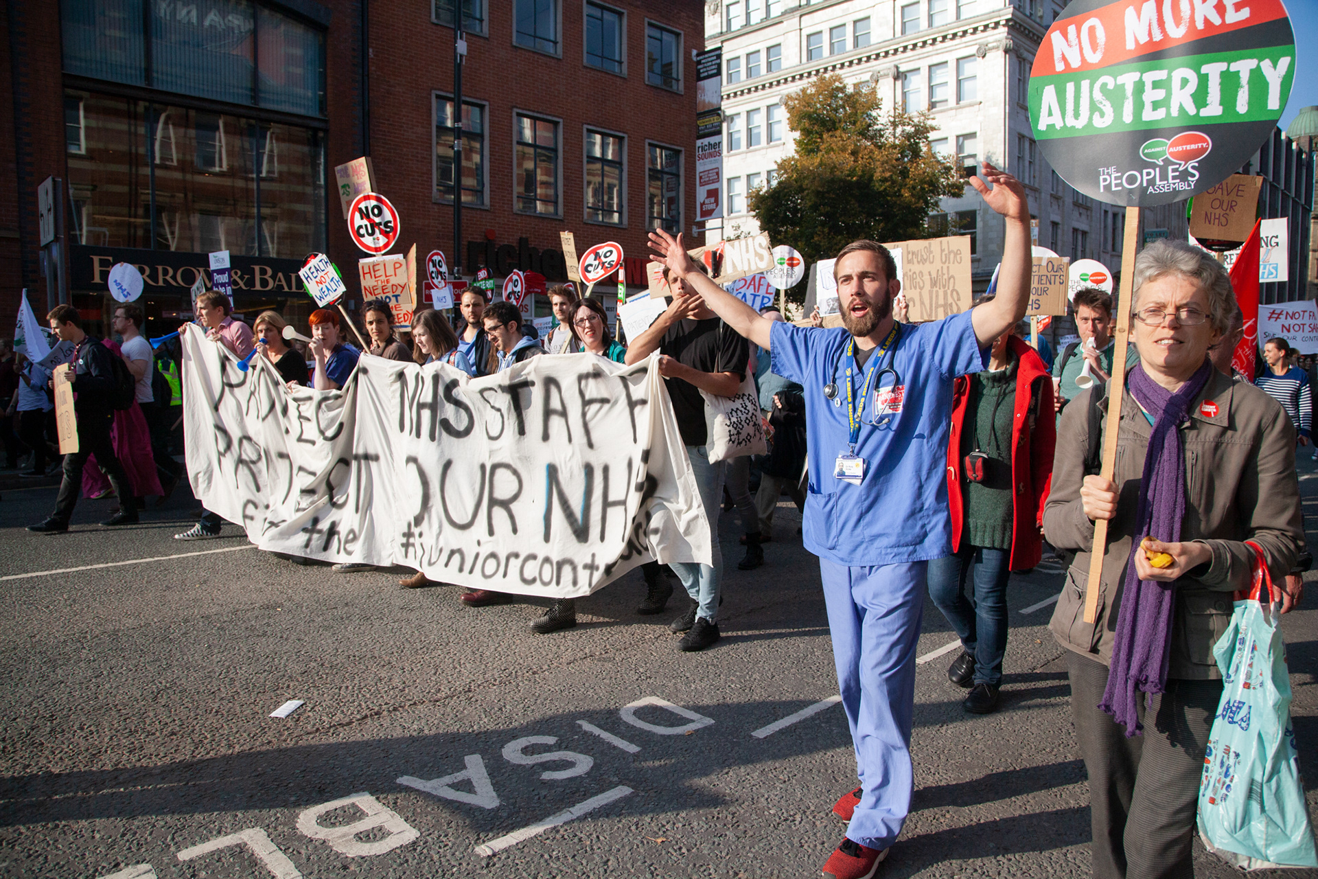 TUC Anti-Austerity Demo Manchester 04-10-2015